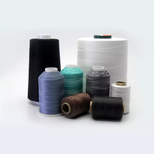 Filo da cucito in cotone antirughe ecologico per cucire